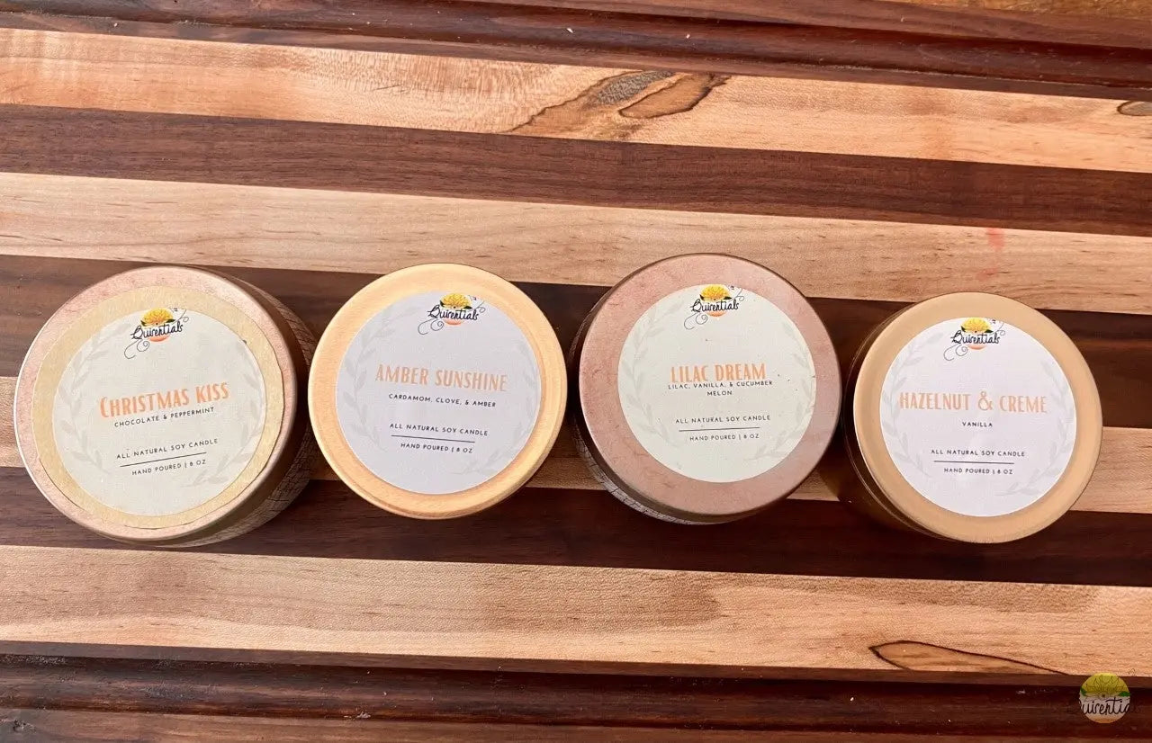 Amber Sunshine Soy Candle QuiSentials